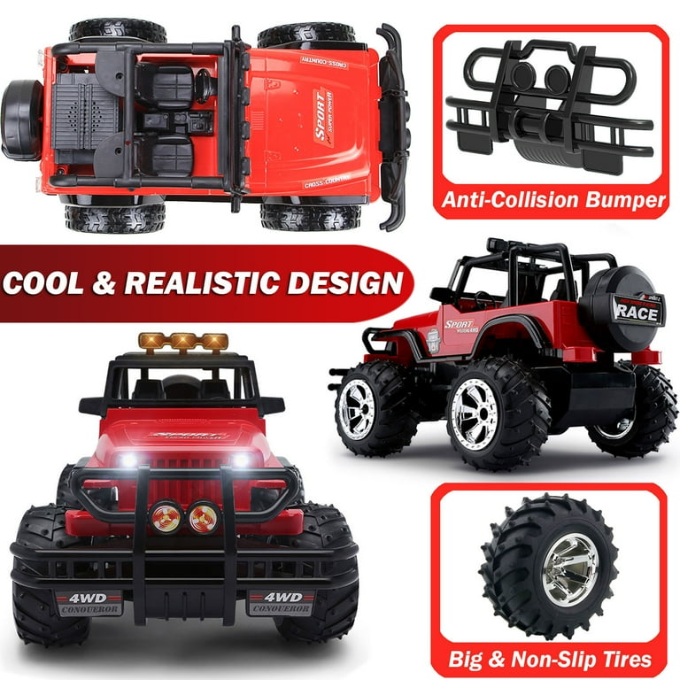 RC Remote Control Big Wheel Monster Truck Off Road Kids Toy Car