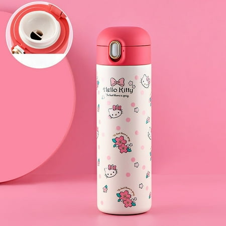 

Hello Kitty Children‘s Thermos Cup 500ml High-value Water Cup 316 Food Grade Straw Kettle Direct Drinking Kettle