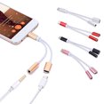 thumbnail image 2 of 2 en 1 tipo C a cable divisor de conector de audio de 3,5 mm tipo cable adaptador de audio C, 2 of 7