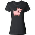 thumbnail image 3 of Inktastic Cute Pig Women's T-Shirt, 3 of 5