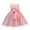 Pink, variant on CCRFTGI Dresses for Kids Girls 10-12 A-Line Print Dress Birthday Formal Sleeveless Mesh Rainbow Girls Dresses Summer Fashion New Year Fancy Dresses Sky Blue 3-4 Years
