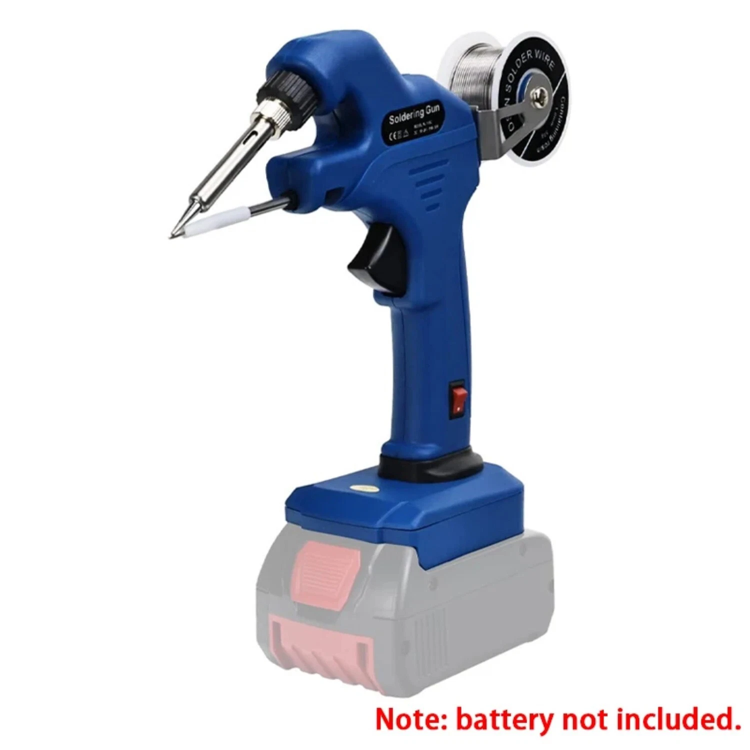 Cordless Soldering Iron Gun for Bosch 18V Li-ion Battery Handheld Welding Gun