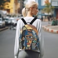 thumbnail image 7 of Woman Face Abstract Travel Laptop Backpack Casual Daypack Lightweight Bookbag Compartment for Business, 7 of 7