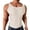 #0384-White, variant on Men's Mesh Dot Pattern Sleeveless Athletic Tank Top Purple M Gift