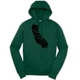 thumbnail image 1 of Tendencias de gravedad Cali Sudadera con capucha - Logotipo negro - Forest Green - XL Gravity Trends Sudadera, 1 of 1