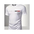 thumbnail image 1 of Stripe Print Local Warehouse, Men'S Fashionable 220G Pure Cotton T-Shirt, Cool And Comfortable Summer Versatile Clothing, 1 of 6