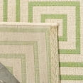 thumbnail image 4 of Safavieh Linden Amelia Geometric Indoor/Outdoor Area Rug, Cream/Olive, 9' x 12', 4 of 8