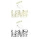 thumbnail image 1 of 2 uds 3D alambre de Metal sala de adornos decoraciones boda, 1 of 6
