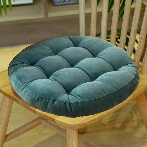 1 Pcs Chair Cushion, Solid Color Seat Cushion Thickened Soft Corduroy Cotton Filled Chair Cushion Suitable For Kitchen Dining Chair Patio Cushion