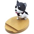 thumbnail image 2 of Soporte para teléfono celular con diseño de perro lindo, soporte de escritorio de madera para teléfono inteligente para iPhone Xs/Max/XR/X/8/7 Plus/Google Pixel/Samsung Galaxy Note - Style4-Style4- brillar  Electrónica, 2 of 5