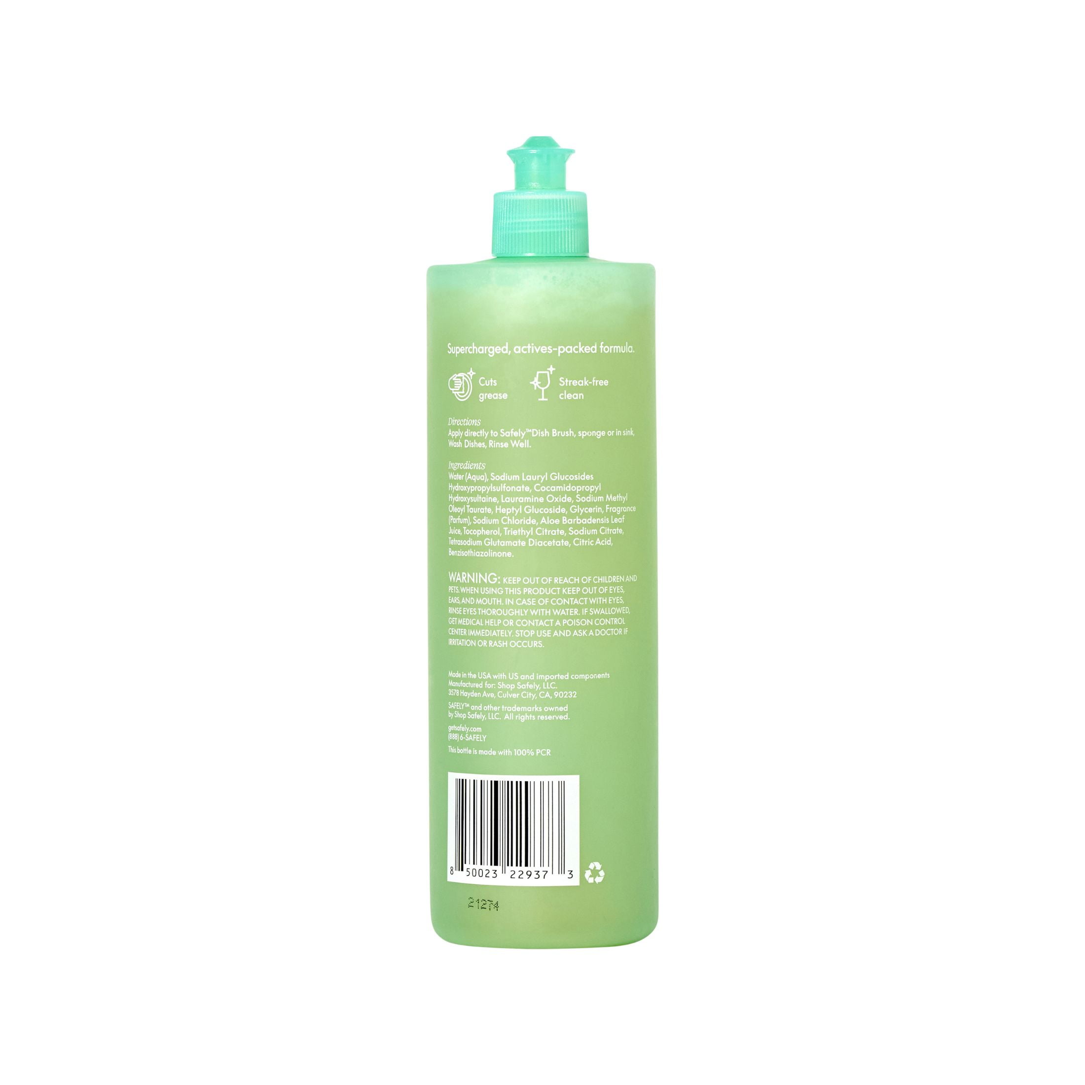 (3 pack) Safely Biodegradable Dish Soap, Rise Scent, 16 fl oz