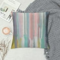thumbnail image 2 of Nawypu  Watercolor Painting with Macaron Pink and Blue Pillow Cover,Decorative Couch Pillow Cover for Sofa,Cushion Case Indoor Outdoor Home Decoration, 2 of 5