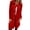 Red, variant on Winter Clearance!Brilliant Winter Jackets Women Puffer with Hood Women's New Solid Color Woolen Coat Mid To Long Length Lapel Pocket Jacket Coat Long Sleeved Top Red XXL