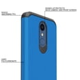 thumbnail image 4 of FINCIBO Hybrid Case Hard Plastic TPU Slim Back Cover for LG K10/K10+ Plus K30 2018, Blue/Black, 4 of 8