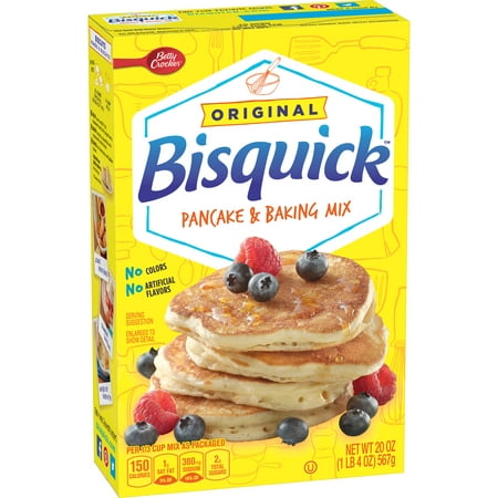 (4 Pack) Betty Crocker Bisquick Pancake and Baking Mix, 20