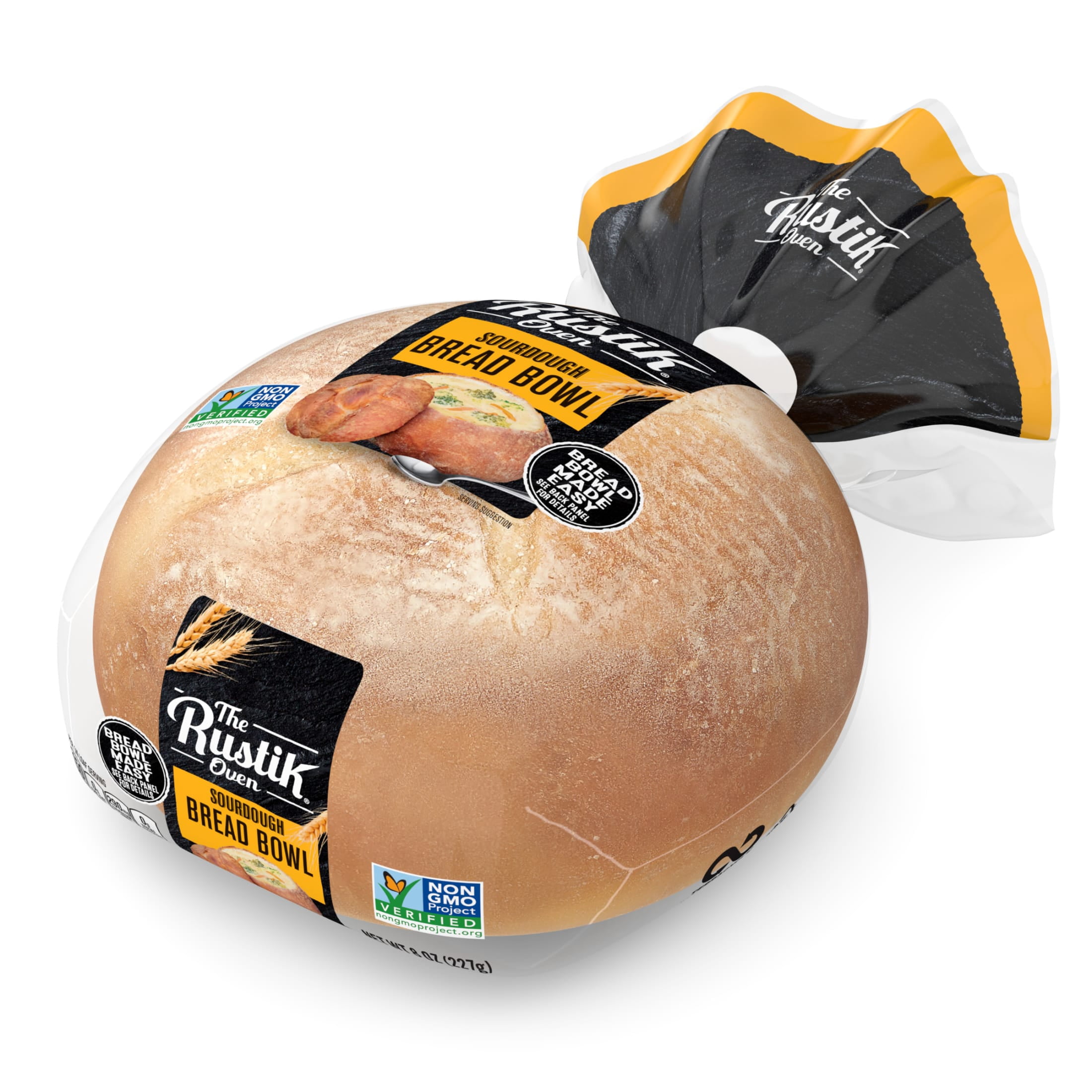 The Rustik Oven Sourdough Bread Bowl, 8 oz, Sourdough Bread, Bag