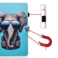 thumbnail image 4 of Allytech Flip Case for Galaxy Tab A7 Lite 2021(Model: SM-T220/SM-T225), Premium PU Leather Multi-Angle Viewing Stand Wallet Case for Samsung Galaxy Tab A7 Lite 8.4" T220 2021, Cool Elephant, 4 of 8