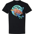 thumbnail image 3 of Inktastic Key West, Florida Swimming Sea Turtle with Bubbles T-Shirt, 3 of 5
