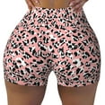 thumbnail image 2 of Picia Cow Animal Skin Printed Workout Shorts for Women Seamless Scrunch Butt Lifting High Waisted Yoga Gym Booty Running Moisture-wicking Short Pants-X-Large, 2 of 9