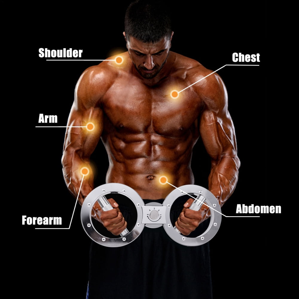 Arm Workout Appliances 360 Degree Rotatable Forearm Exerciser Adjustable Multi-Functional Rotational Trainer Grip Strength Trainer for Home and Gym Workouts.