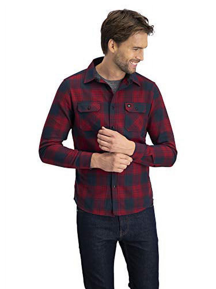 mens fitted flannel