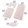 thumbnail image 3 of Tyidzon Bathroom Rugs Sets 4 Piece with Toilet Lid Cover, Non-Slip Absorbentb Rugs and Mats for Bathroom, Bath Rug Set, 3 of 7