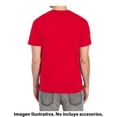thumbnail image 3 of Playera Fruit of the Loom Para hombre cuello v, algodón sustentable, rojo, talla G, 3 of 4