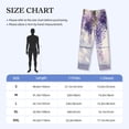 thumbnail image 4 of Sigee Lavender Blooms Window print Men's Pajama Pants Lounge Sleep Bottoms with Elastic Waistband and Pockets-Small, 4 of 6
