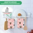 thumbnail image 4 of Yayeee Pot Holders Kitchen Heat Resistant with Pocket 7"x9.8" Cotton Oven Cooking Hot Pads, Brown Hand Drawn Cups, 4 of 7
