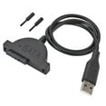 thumbnail image 2 of CNKOO SATA 7+6 13Pin to USB Slim Adapter TPE USB2.0 Optical Drive Cable for Laptop, 2 of 7