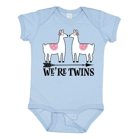 

Inktastic Llama Twin Girls Outfit Gift Baby Girl Bodysuit