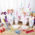 thumbnail image 4 of 10 Set Employees Appreciation  Bulk Colorful Thank You Gifts for Teachers Coworkers  Staff, 24 oz Plastic Cup with Lid Straw Notebooks Pens  Appreciation Party Favors, 4 of 6