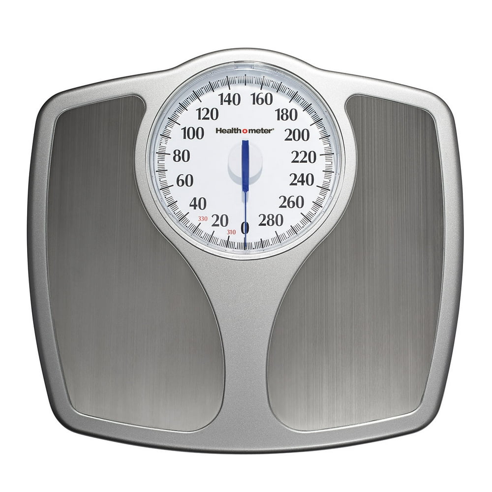 Health O Meter Oversized Dial Bathroom Scale, Stainless Steel Walmart
