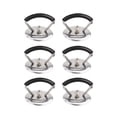 thumbnail image 3 of 6pcs Stainless Steel Pot Lid Handle Anti-Heat Handle Pan Cover Replacement Knobs, 3 of 6