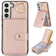 thumbnail image 2 of Allytechgroup Wallet Case for Samsung Galaxy A14 5G with Card Slots, RFID Blocking Ring Holder Kickstand Bumper Anti-Scratch Slim Phone Case Cover for Galaxy A14 5G, Rosegold, 2 of 8