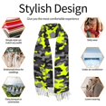 thumbnail image 6 of Shawl Wraps for Women - Green Grey Camouflage Oversized Fall Winter Fashion Blanket Scarf for Women, 6 of 6