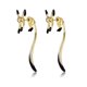 thumbnail image 1 of Pendientes de zorro Temperamento de cola larga Pendientes colgantes hermosos Joyas para mujeres oso de fresa  Electrónica, 1 of 4