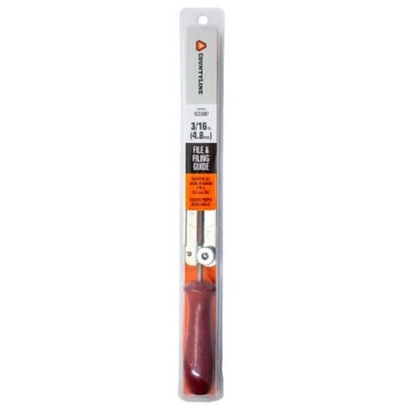 CountyLine 316FGTSC Round Chainsaw Chain File and Filing Guide Set 3/16 Inch