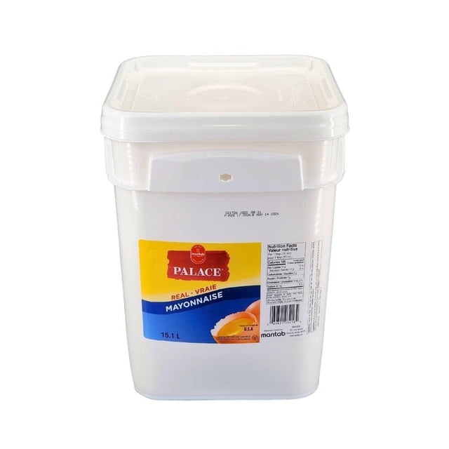 Palace - Real Mayonnaise - 15.5 Liter Tub - 1ct - Creamy, High-Stability Texture for Professional Cooking and Dressing (1ct)