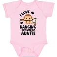 thumbnail image 3 of Inktastic Monkey I Love Hanging out with My Auntie Boys or Girls Baby Bodysuit, 3 of 5