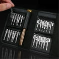 thumbnail image 1 of SSZMDLB under $5 25 in 1 Screwdriver Set, Multi Function Screwdriver Set, 25 in 1 Manual Tool Kit with Leather Case, Precision Bits for Electronics, Watches, and Small Repairs, Portable for Travel, 1 of 9