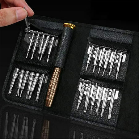 

Leather Case Manual Screwdriver 25 In 1 Multi-Function Combination Set
