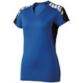 thumbnail image 2 of High Five L Girls Atomic Jersey ROYAL/FRAGMENT PRINT/BLACK 342193, 2 of 2