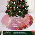 thumbnail image 6 of FMSHPON Mother's Day Beautiful Spring Tulips Flowers Xmas Christmas Tree Skirt Stand Mat for Holiday Party Decoration Indoor Outdoor 48 inches, 6 of 6