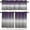 Ombre Purple, variant on Blue and Grey Kitchen Curtain Valance and Tiers Set Ombre Blue Gray Rod Pocket Kitchen Tier & Valance Set 3 Piece Gradient Gradual Color Modern Window Curtain Valance Tier Set for Bedroom 54x24 inch
