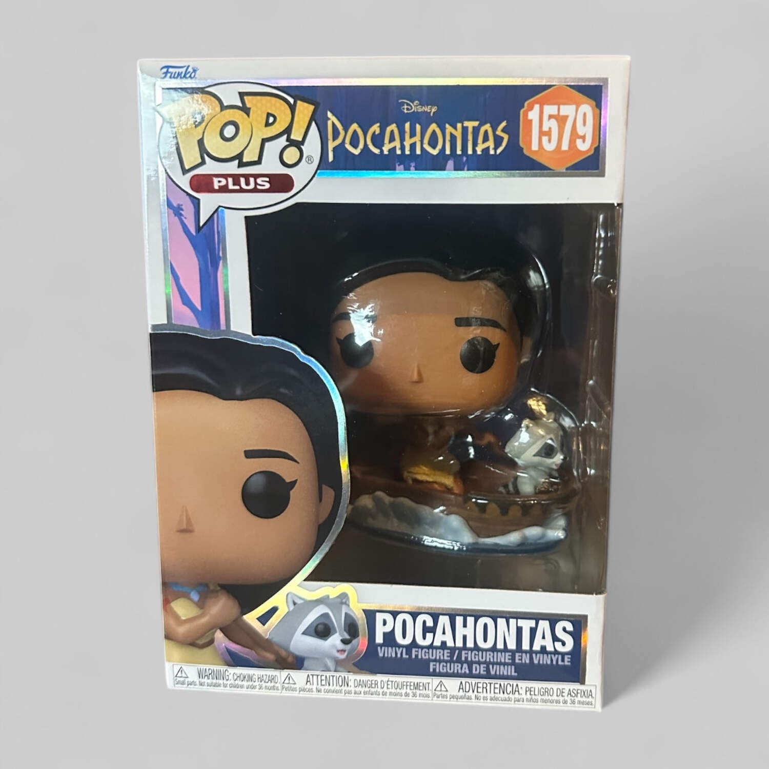Funko POP! Plus Disney Pocahontas in Canoe with Meeko Figure #1579!
