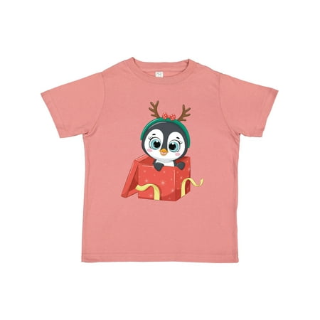 

Inktastic Christmas Penguin Gift Toddler Boy or Toddler Girl T-Shirt