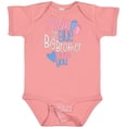thumbnail image 3 of Inktastic Pink or Blue, Big Brother Loves You Footprints and Heart Boys Baby Bodysuit, 3 of 5