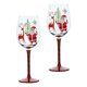 thumbnail image 3 of Casas de vino de Navidad de 2 piezas Casas de vino de vino Santa Claus Casas de vino de cristal para fiesta, 3 of 7