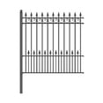 thumbnail image 7 of ALEKO Outdoor Yard Garden DIY Steel 5.5 x 5 feet Black Fence Prague Style, 7 of 7